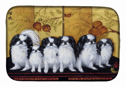 Japanese Chin 1 Art Dish Drying Mat