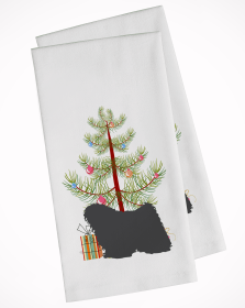 Puli Christmas Tree White Kitchen Towel Set of 2