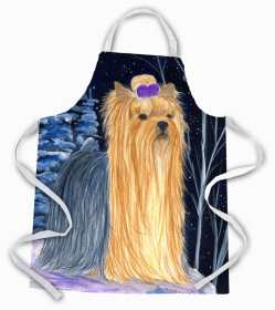 Yorkshire Terrier Starry Night Apron