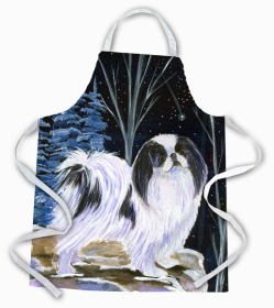 Japanese Chin 1 Starry Night Apron