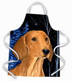 Dachshund Starry Night Apron