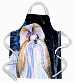 Shih Tzu Starry Night Apron