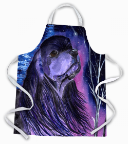 Cocker Spaniel Starry Night Apron