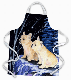 French Bulldog Starry Night Apron