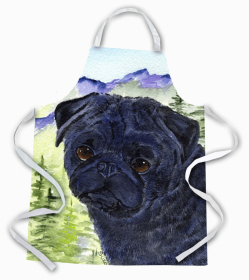 Pug 2 Dog Apron