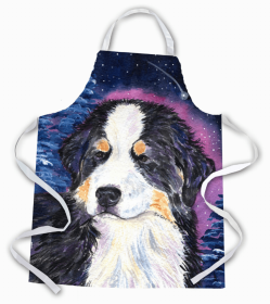 Bernese Mountain Dog 1 Starry Night Apron