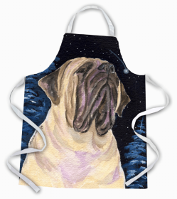 Mastiff Starry Night Apron