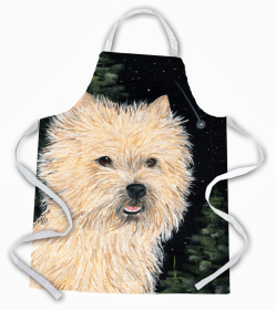 Cairn Terrier 1 Starry Night Apron