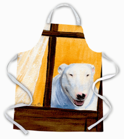 Bull Terrier 1 Dog Apron