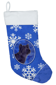 Skye Terrier Holiday Dog Christmas Stocking