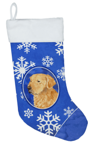 Golden Retriever Style #2 Holiday Dog Christmas Stocking