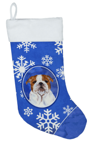 English Bulldog #3 Holiday Dog Christmas Stocking