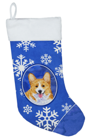 Corgi #3 Holiday Dog Christmas Stocking