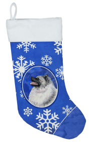 Keeshond Holiday Dog Christmas Stocking