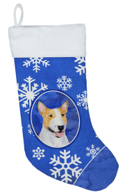 Bull Terrier #3 Holiday Dog Christmas Stocking