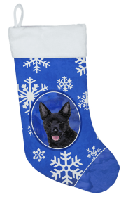 Australian Kelpie Holiday Dog Christmas Stocking