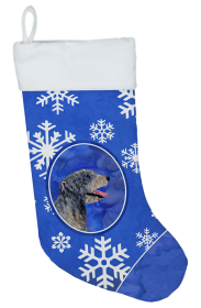 Irish Wolfhound Style #2 Holiday Dog Christmas Stocking