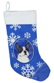 Boston Terrier #2 Holiday Dog Christmas Stocking