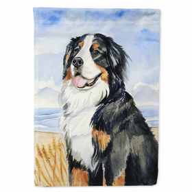 Bernese Mountain Dog Love Breed Themed Flag Canvas