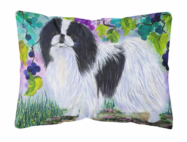 Japanese Chin 2 Portrait/Landscape Painting Fabric Decorative Pillow