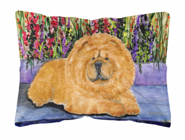 Chow Chow 8 Portrait/Landscape Painting Fabric Decorative Pillow