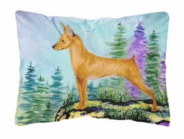 Min Pin Portrait/Landscape Painting Fabric Decorative Pillow