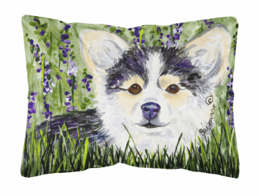 Chihuahua 2 Portrait/Landscape Painting Fabric Decorative Pillow