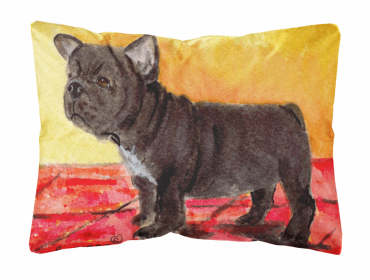 French Bulldog 4 Portrait/Landscape Painting Fabric Decorative Pillow