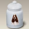 English Cocker Spaniel - Liver and White - Best of Breed Ceramic Treat Jar