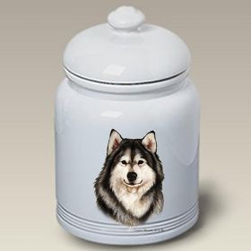 Alaskan Malamute - Best of Breed Ceramic Treat Jar