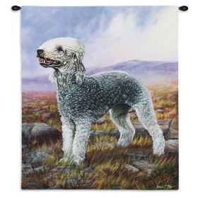 Bedlington Terrier - Woven Tapestry Wall Art Hanging