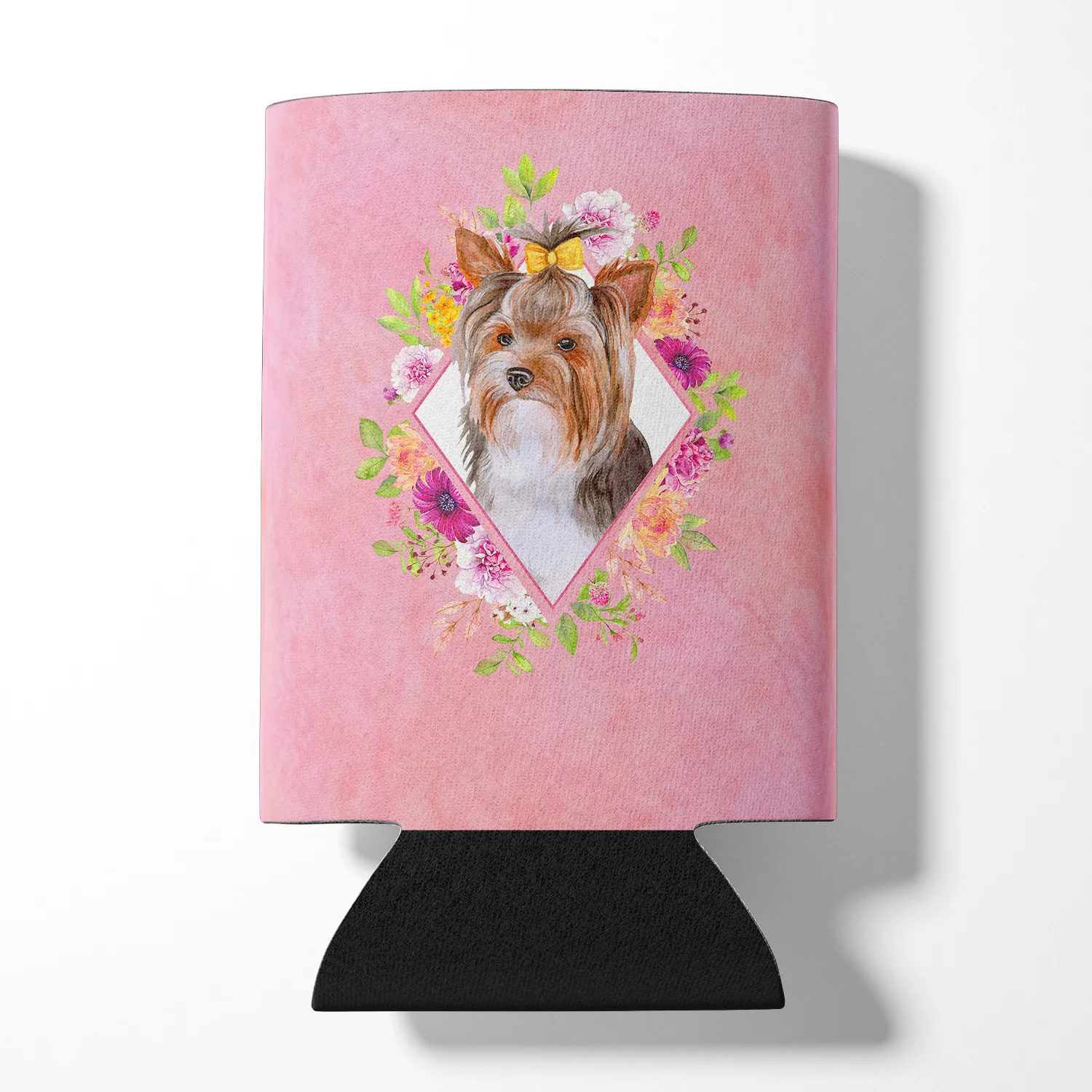 Yorkshire Terrier #1 Pink Flowers Can Hugger Yorkshire Terrier #1 Pink Flowers Can Hugger