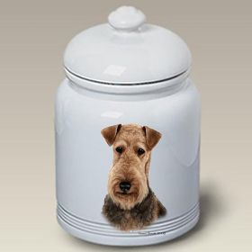 Airedale - Best of Breed Ceramic Treat Jar