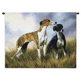 Greyhounds - Woven Tapestry Wall Art Hanging