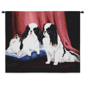 Japanese Chin - Woven Tapestry Wall Art Hanging