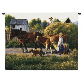 Passing Parade - Cotton Woven Tapestry Wall Art Hanging