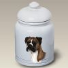 Boxer - Fawn - Uncropped - Best of Breed Ceramic Treat Jar