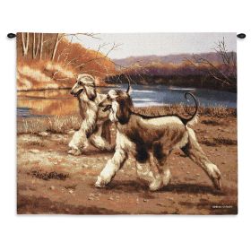 River Walk - Cotton Woven Tapestry Wall Art Hanging