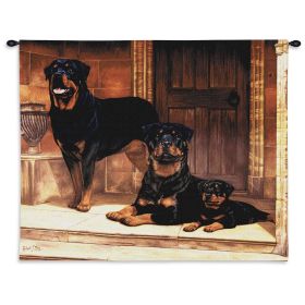 Rottweiler - Woven Tapestry Wall Art Hanging