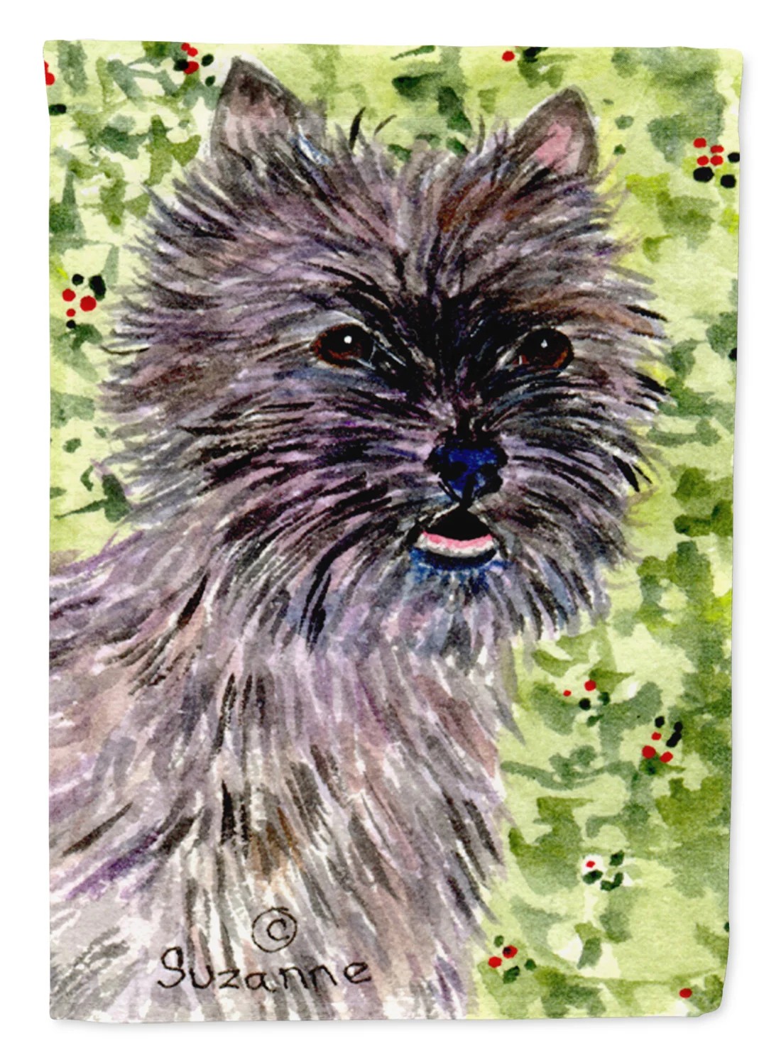 Cairn Terrier 3 House Flag Cairn Terrier 3 House Flag