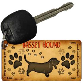 Basset Hound  Novelty Metal Key Chain