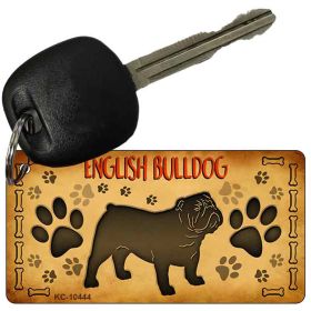 Bulldog Novelty Metal Key Chain