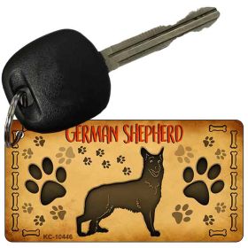 German Shepherd  Novelty Metal Key Chain