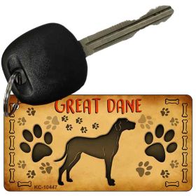 Great Dane  Novelty Metal Key Chain