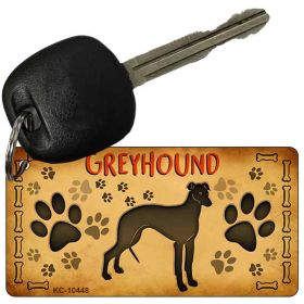 Greyhound  Novelty Metal Key Chain