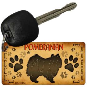 Pomeranian  Novelty Metal Key Chain