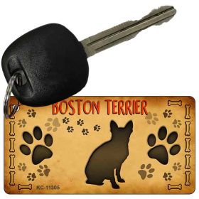 Boston Terrier Novelty Metal Key Chain