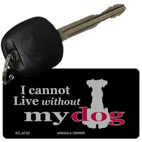 Airedale Terrier Novelty Metal Key Chain