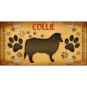 Collie Novelty Breed License Plate