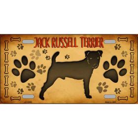 Jack Russell Terrier Breed Metal License Plate